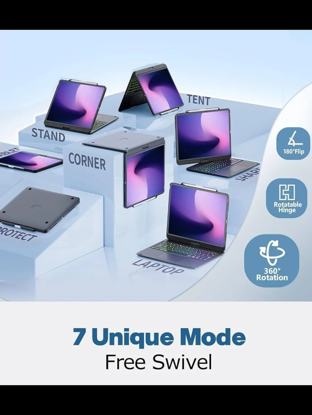 NOKBABO Trackpad Keyboard Case for iPad Pro & Air 13in & iPad Pro 12.9